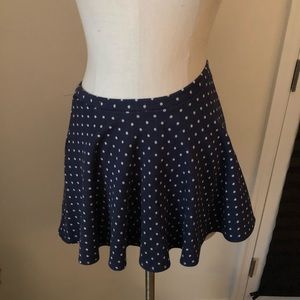 Abercrombie and Fitch polka dot skater skirt